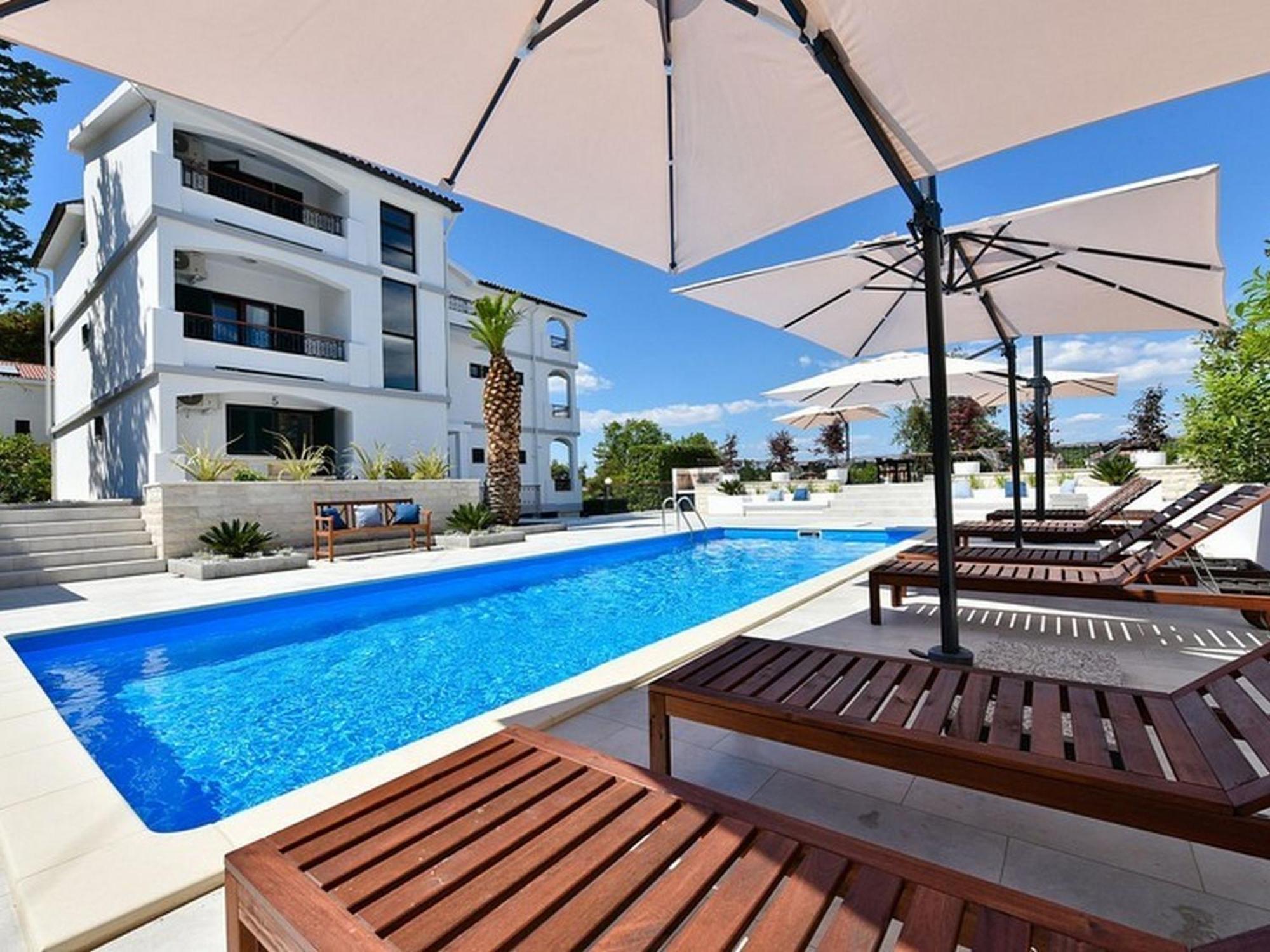 Mediterraneo Garden Apartments Petrčane Oda fotoğraf
