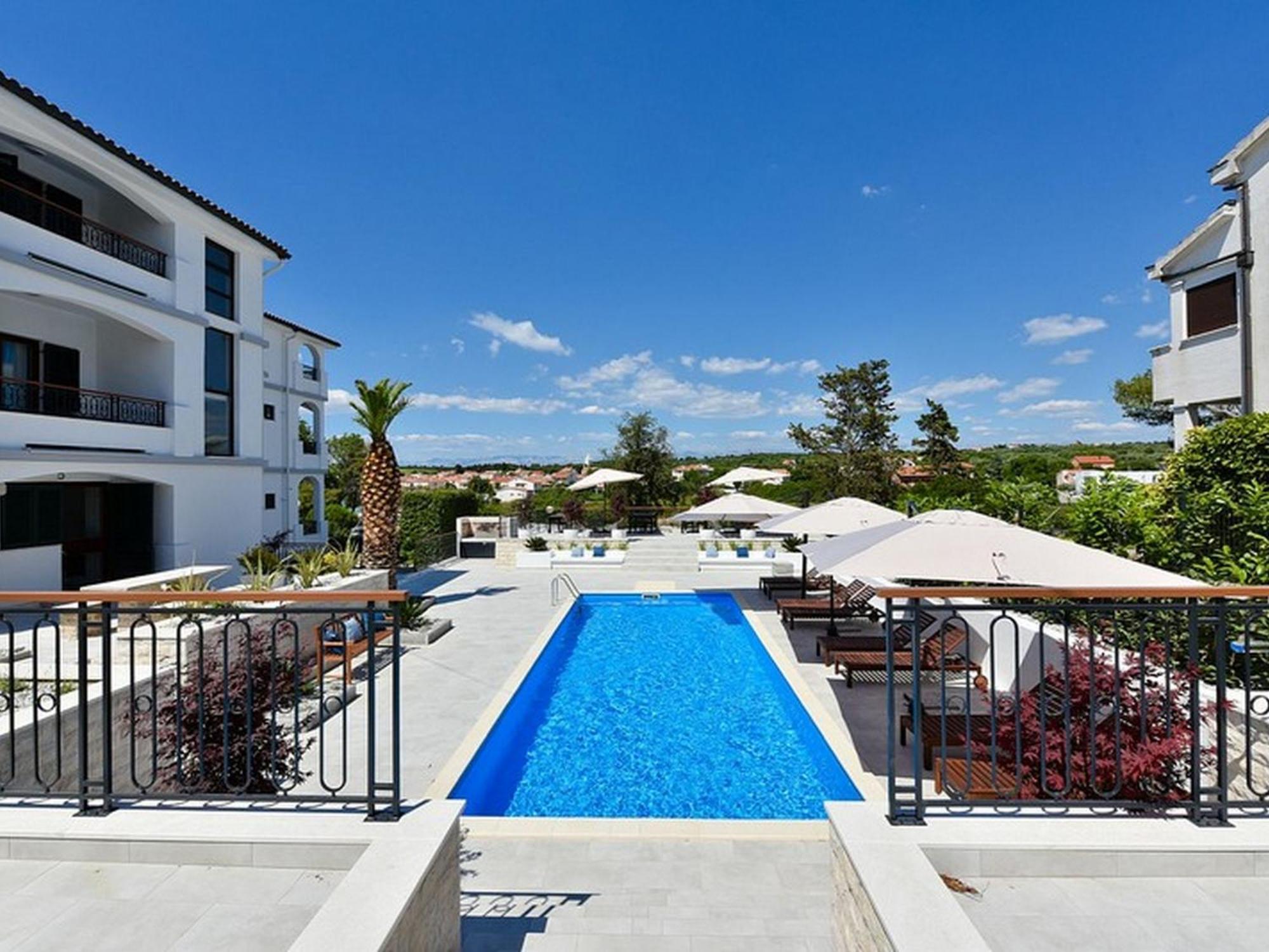 Mediterraneo Garden Apartments Petrčane Oda fotoğraf